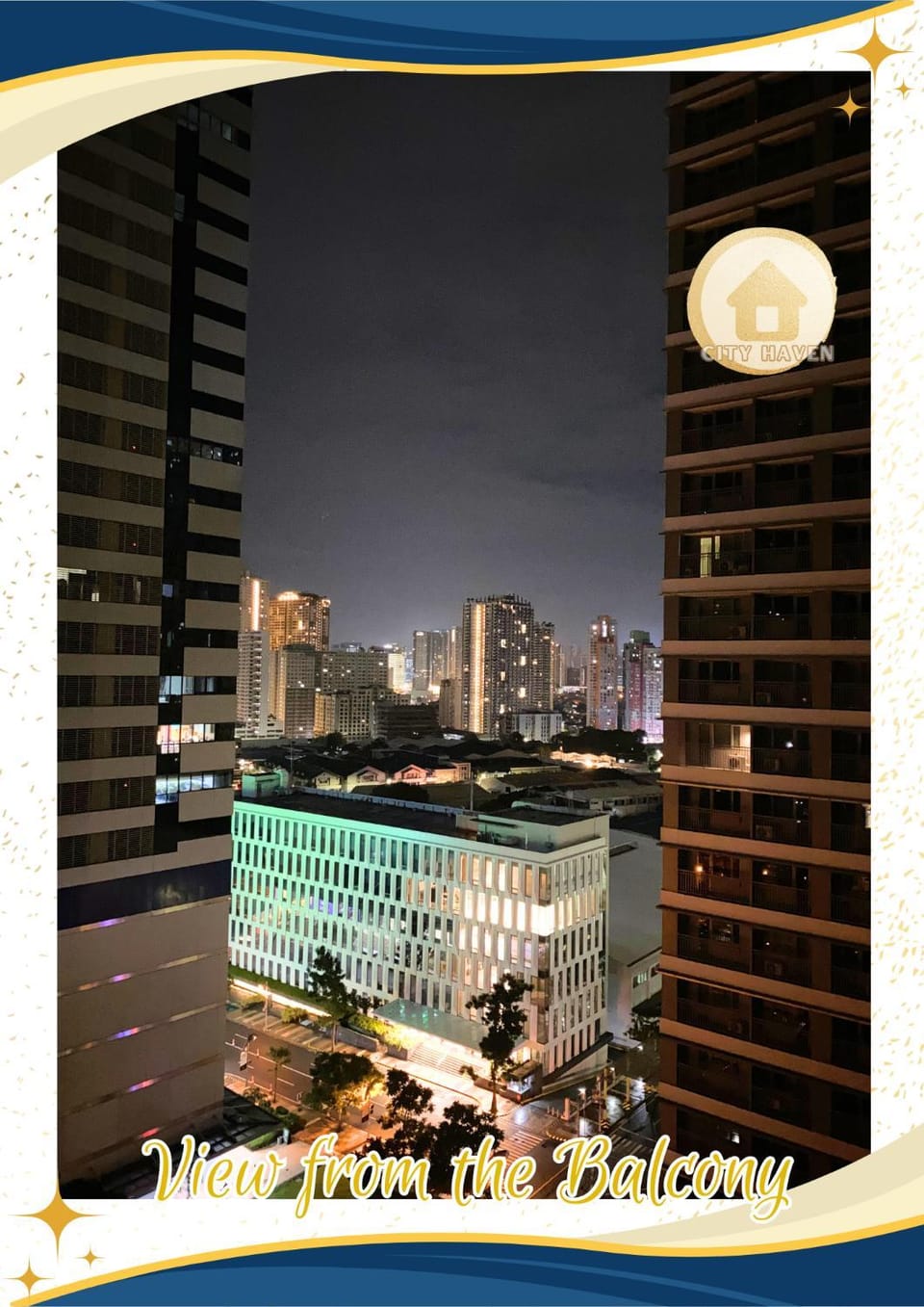 Night, Balcony/Terrace, City view