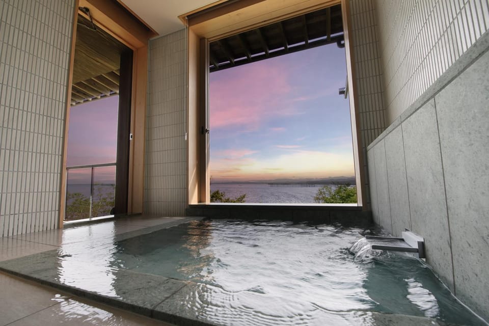 View (from property/room), Sea view, Open Air Bath