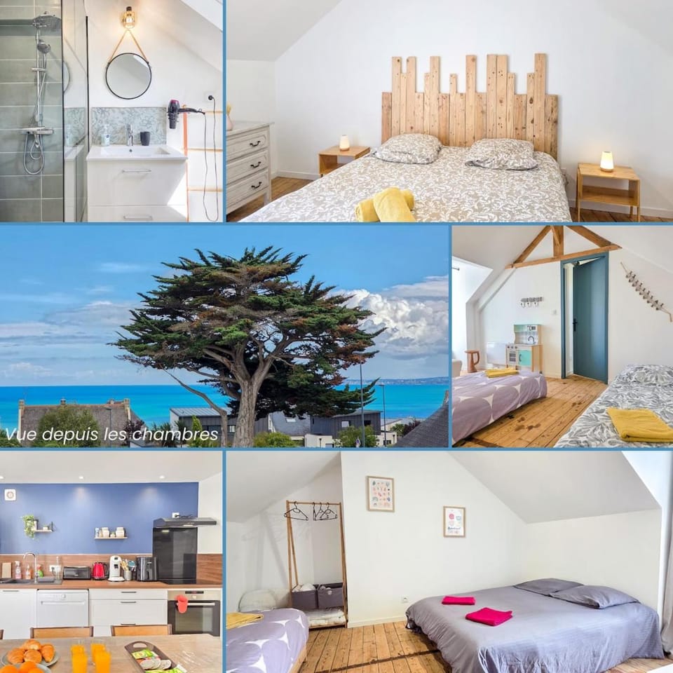 La Flibuste, Vue Mer, Plage à Pied & Parking House in Plérin
