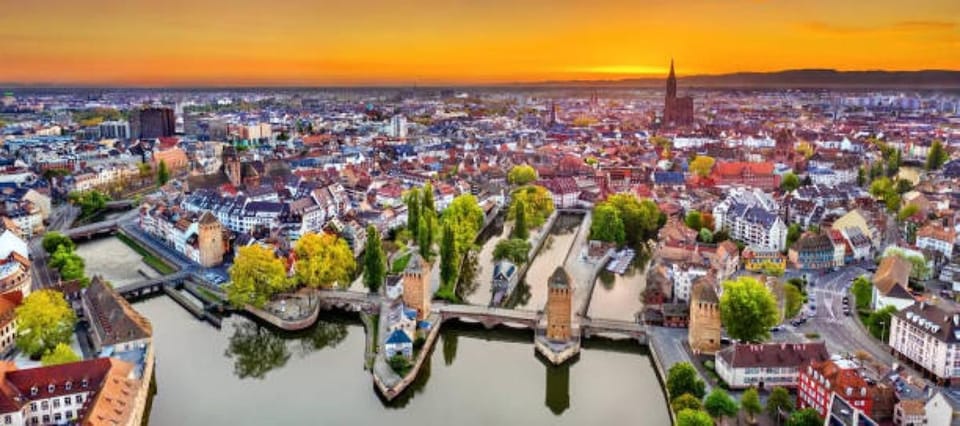 Nearby landmark, Day, Natural landscape, Bird's eye view, City view, Sunrise, Sunset