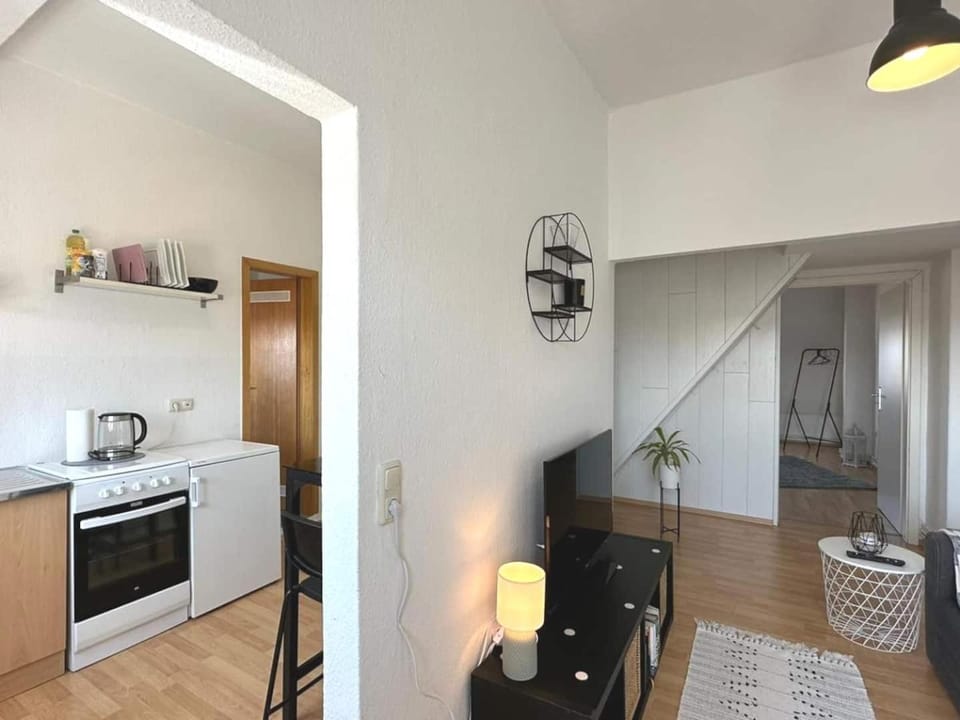 Living room, oven, kitchen