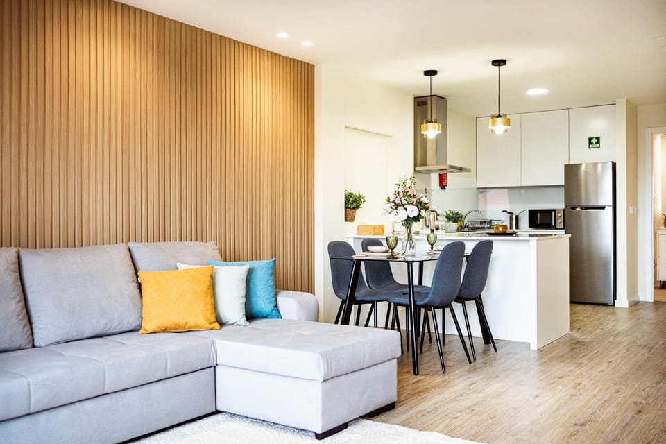 Kitchen or kitchenette, Living room