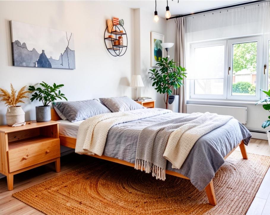 Bed, Bedroom