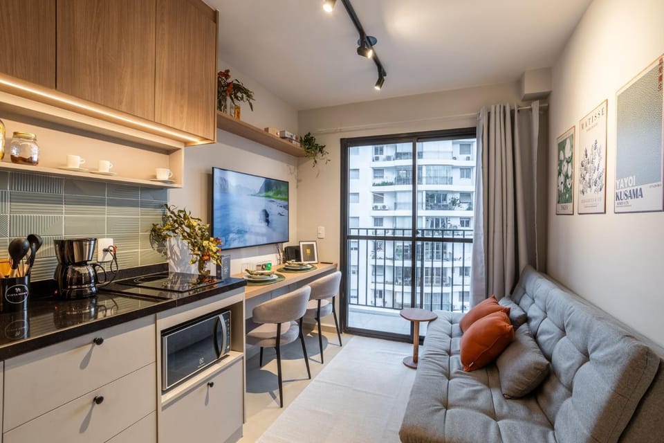 Boho Studio 5min from Faria Lima Ave – V1305 House in Sao Paulo City