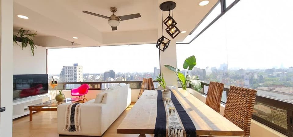 Unique & Spectacular Panoramic Views Top Location House in Mexico City