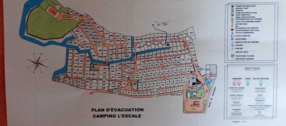 le 130 mobile home à Meschers sur Gironde au camping L'escale House in Meschers-sur-Gironde