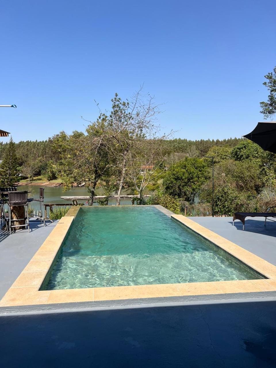 Day, Natural landscape, Pool view, Swimming pool, Swimming pool, sunbed