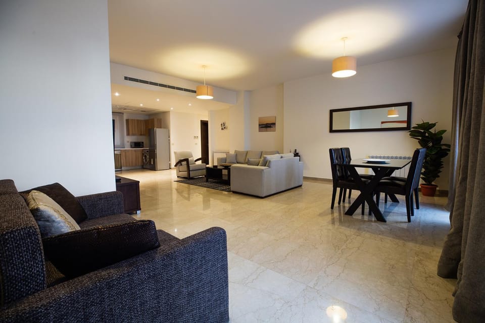 Living room, Seating area, Dining area