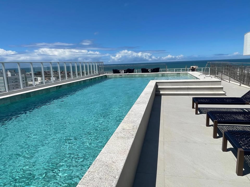 Natural landscape, View (from property/room), Balcony/Terrace, Pool view, Swimming pool, Swimming pool, sunbed