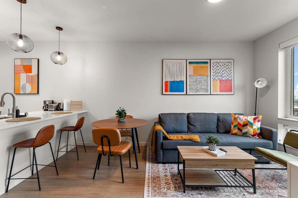 Living room, Seating area, Dining area