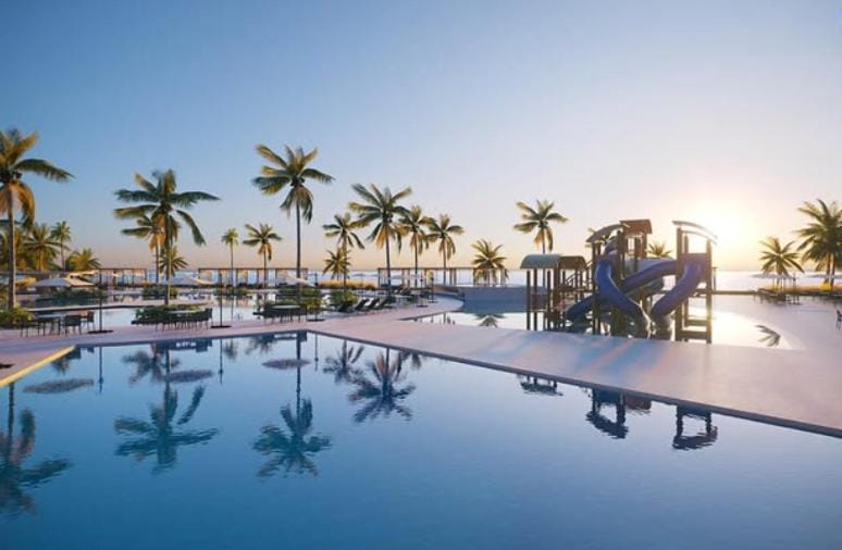 Day, Natural landscape, Pool view, Sea view, Swimming pool, sunbed