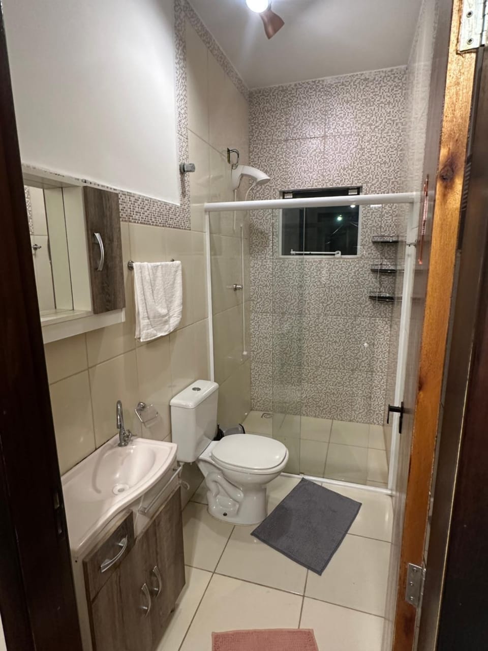 Shower, Toilet, Bathroom, towels