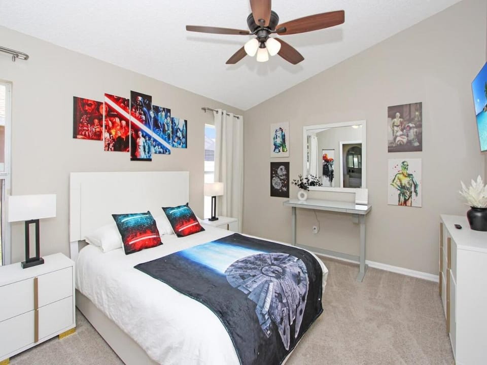 Bed, Bedroom