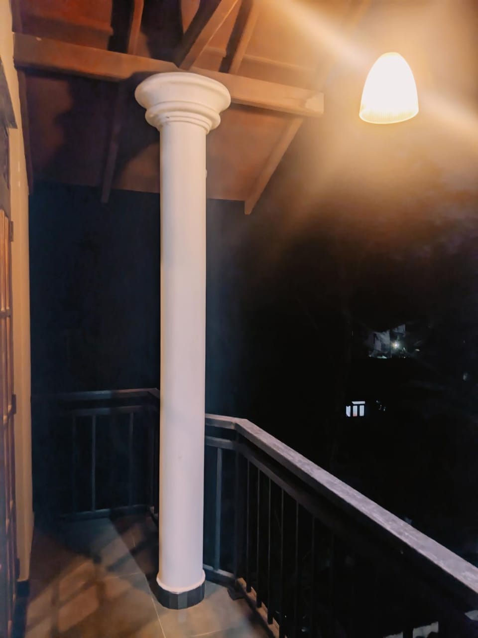 Night, View (from property/room), Balcony/Terrace