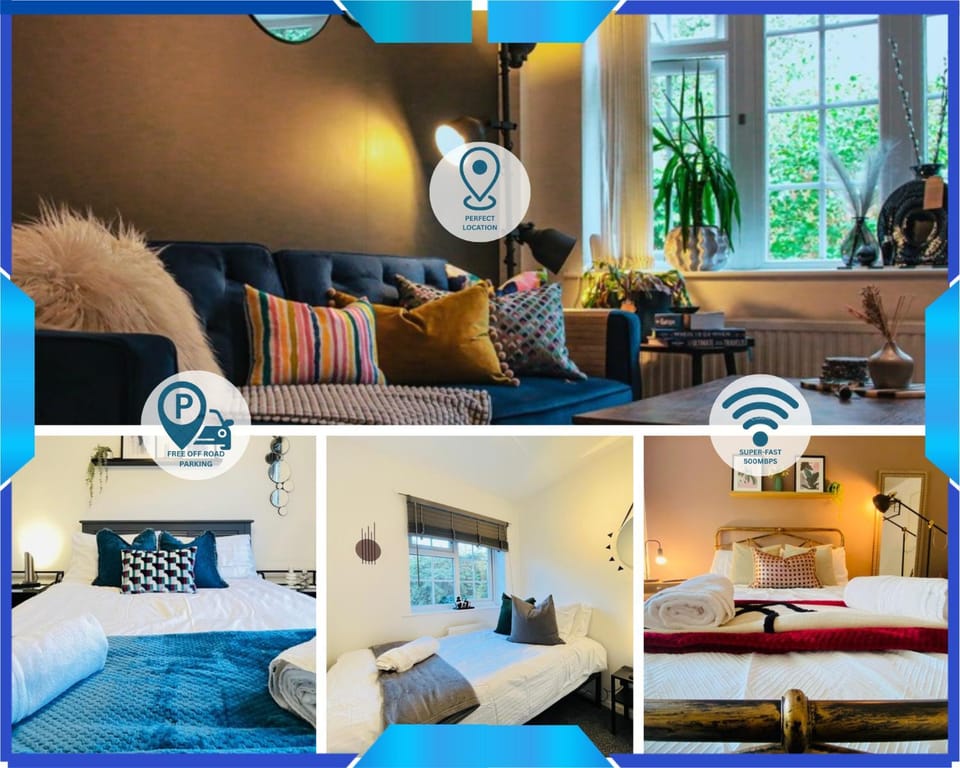 Bed, Living room, Photo of the whole room, Seating area, Bedroom