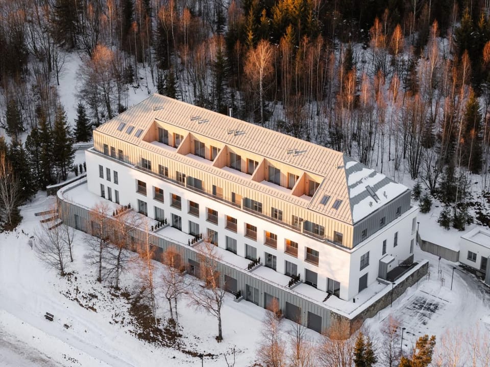 Property building, Day, Natural landscape, Winter