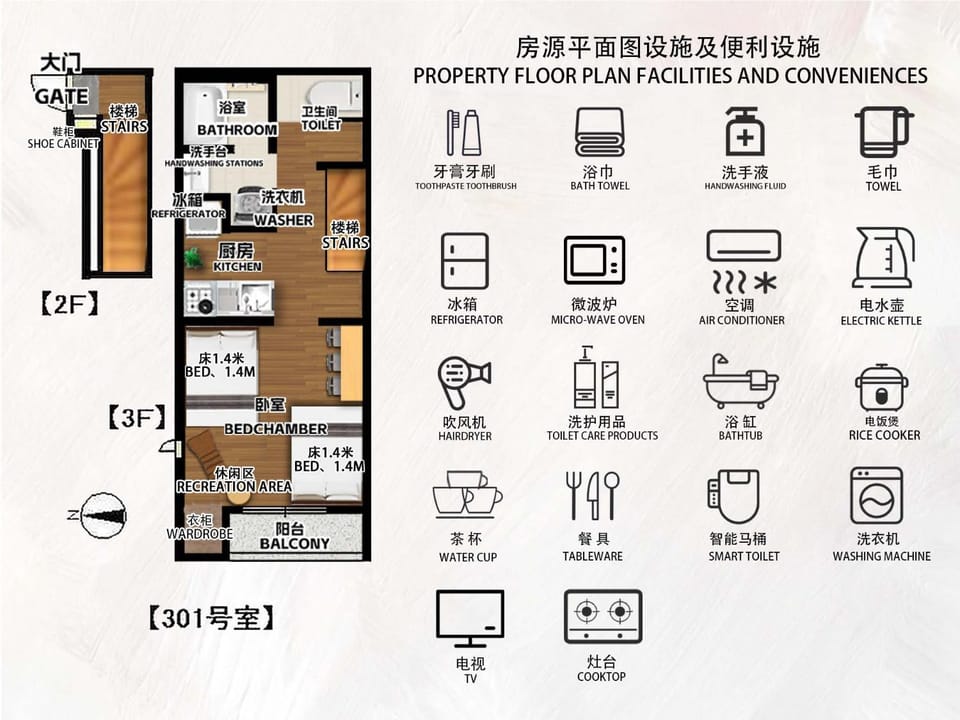 Floor plan, Text overlay