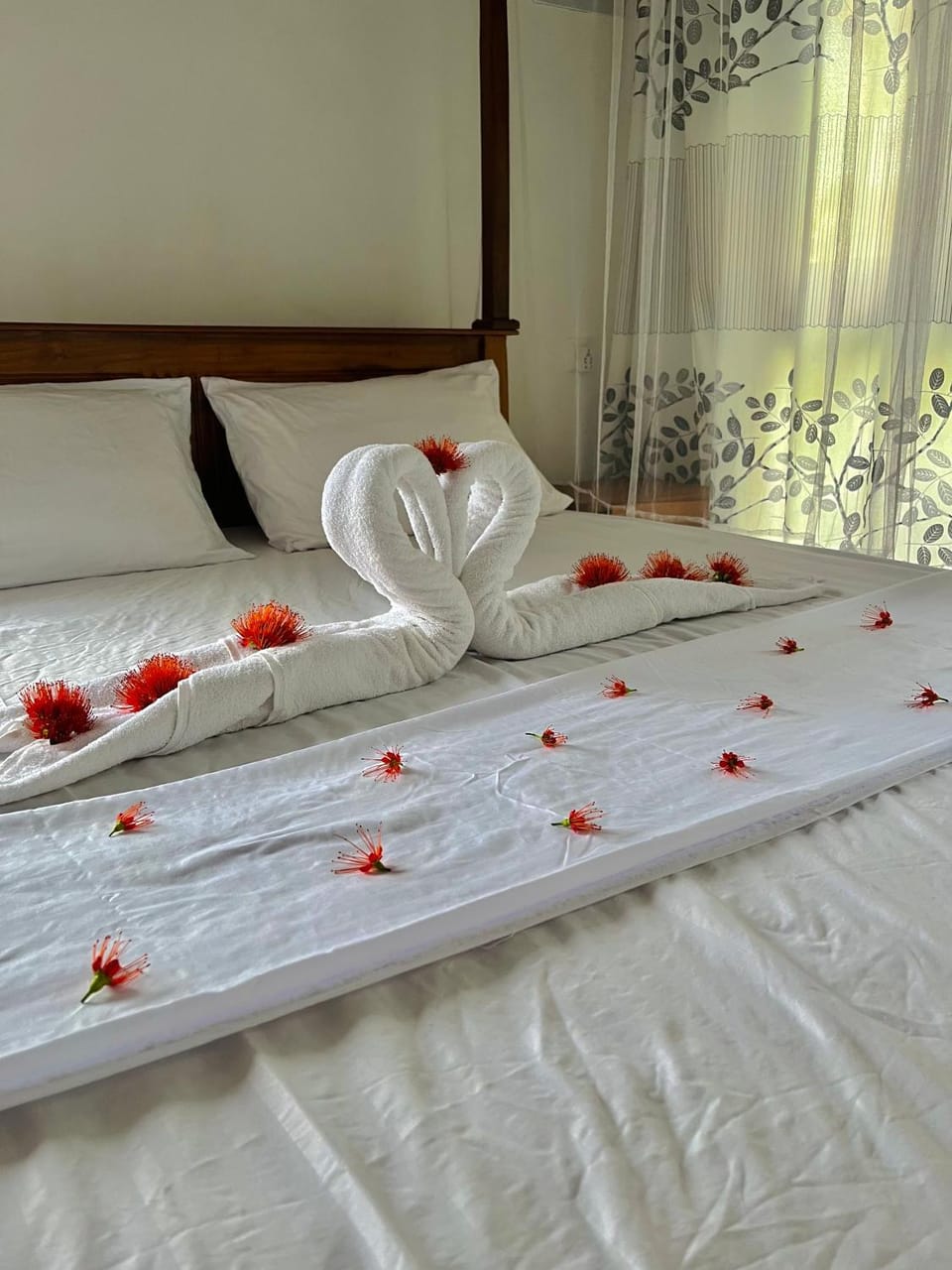 Decorative detail, towels