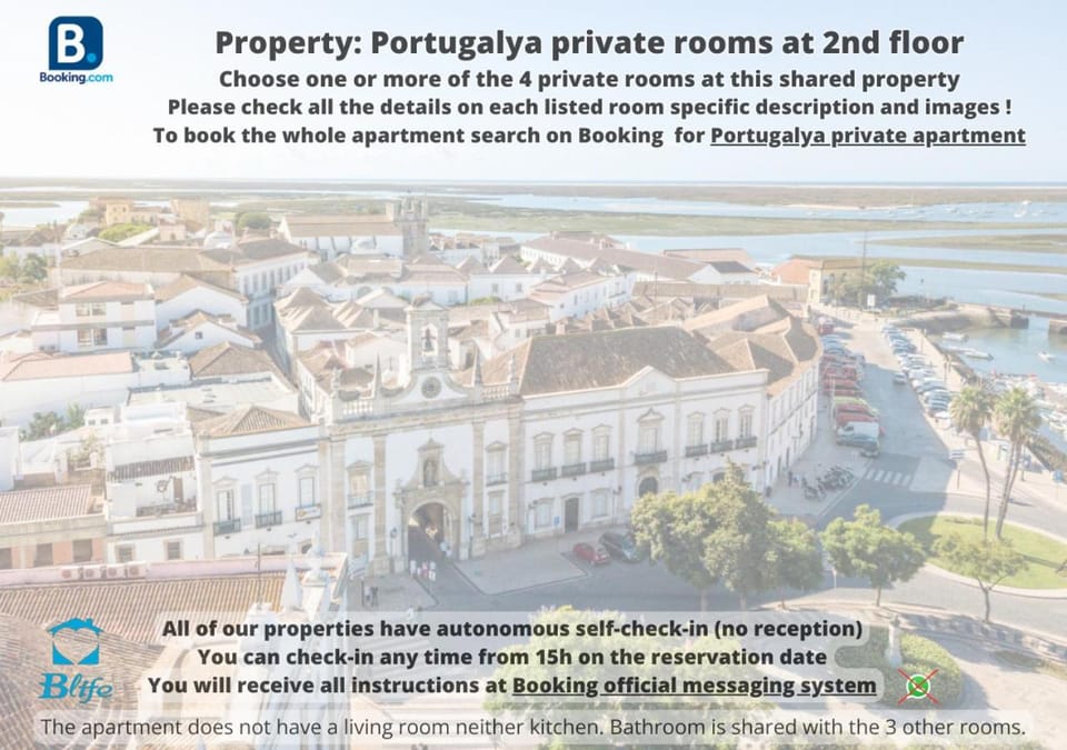 Blife Portugalya - private rooms at Santantonya 2nd floor Vacation rental in Faro