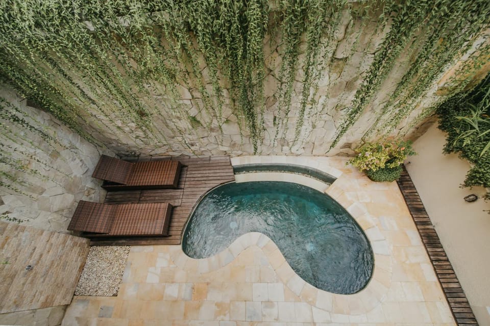 Pool view, sunbed