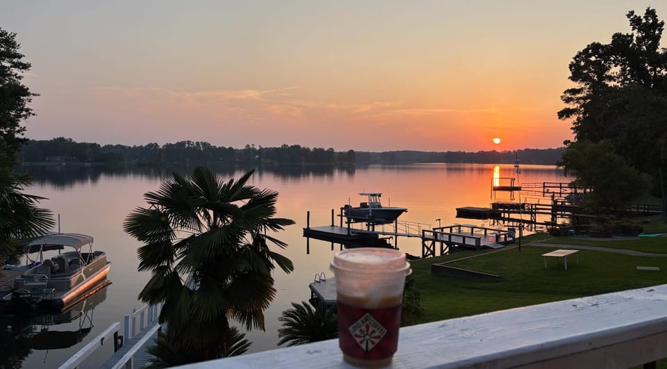 Natural landscape, Lake view, Sunrise, Sunset