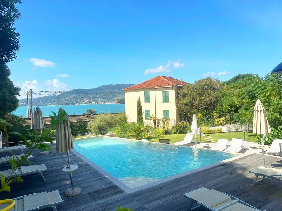 Spring, Garden, Mountain view, Pool view, Sea view, Swimming pool, sunbed