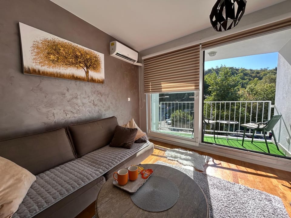 View (from property/room), Balcony/Terrace, Living room, Seating area