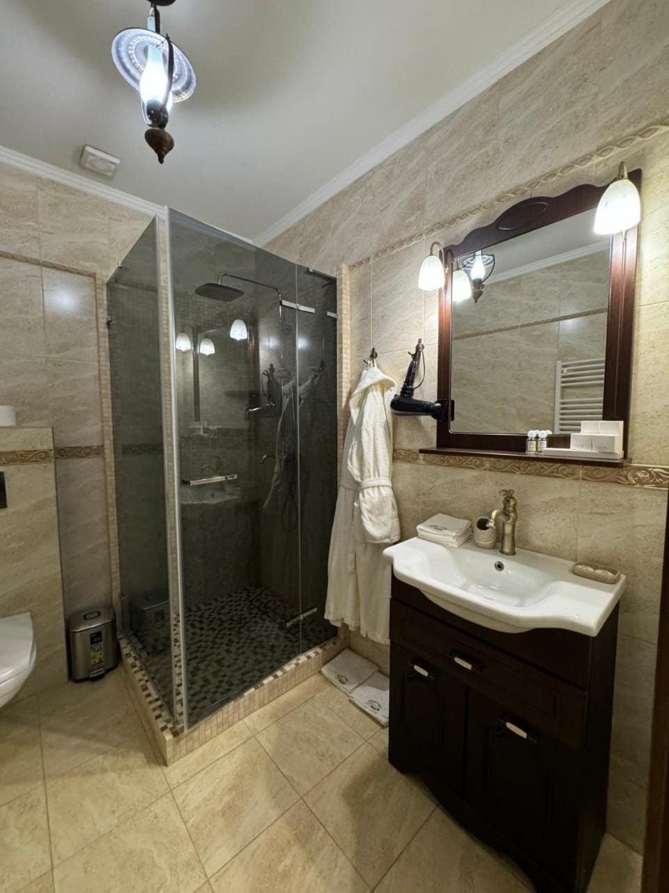 Shower, Toilet, towels