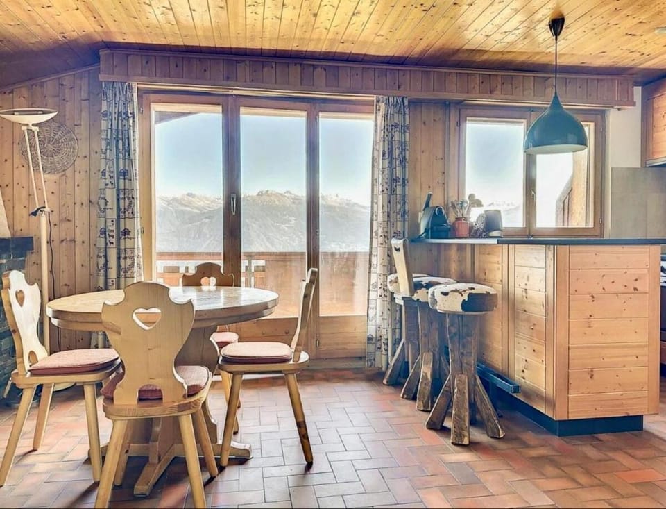Nice apartment with great views in Anzère Apartment in Canton of Valais