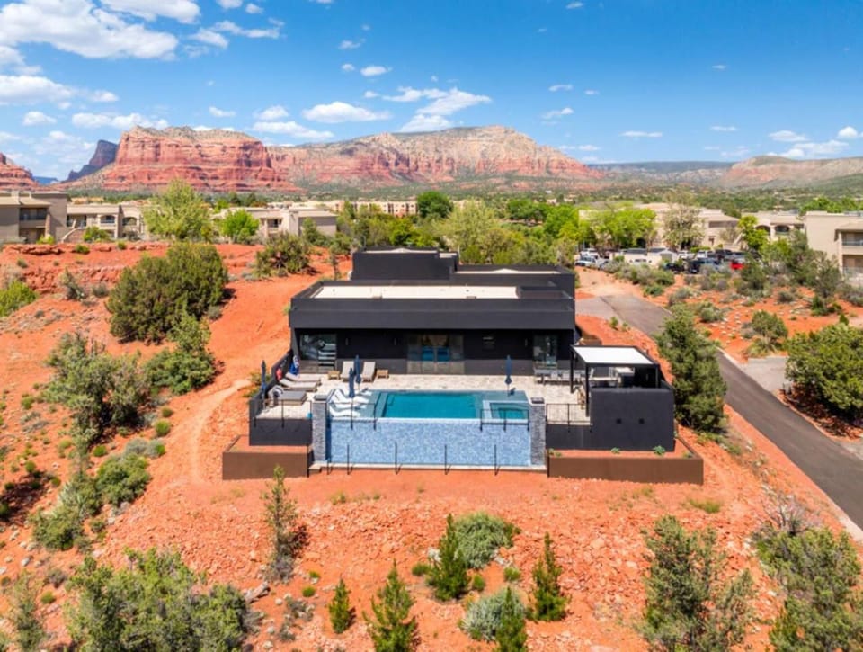 Luxe Sedona Retreat Private Heated Pool Spa Views House in Village of Oak Creek
