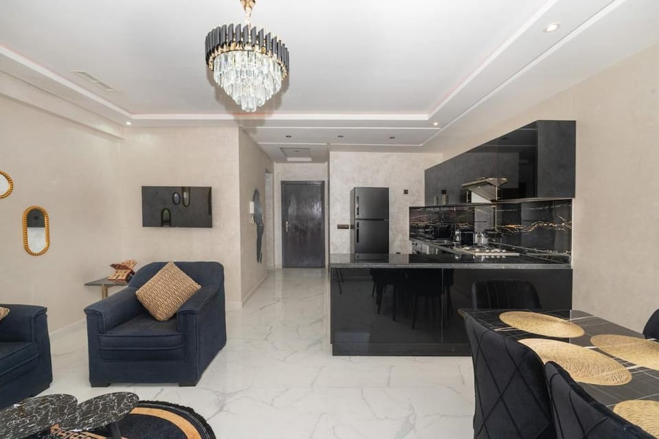 Superbe Appart 3 pièces Moderne, Confort avec vue panoramique sur Marrakech plein centre à 7 min a pied de Gueliz Apartment in Marrakesh