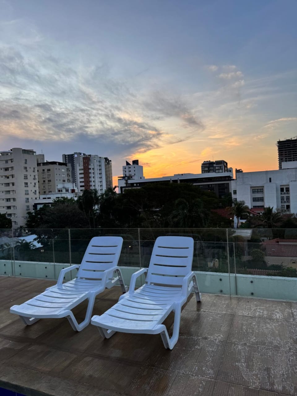 Day, Sunset, sunbed