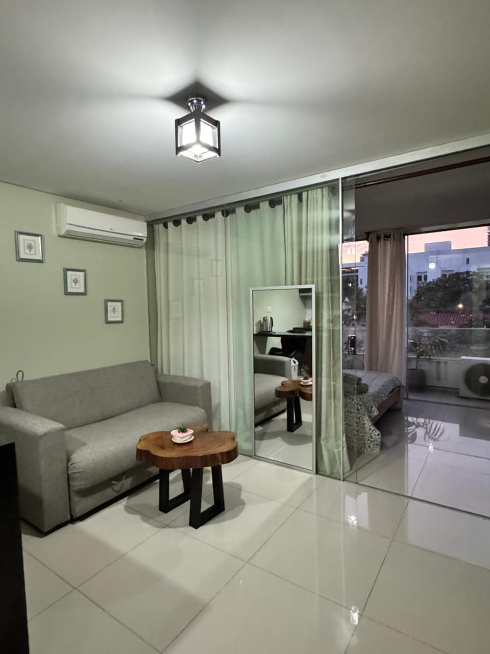 Living room, air conditioner