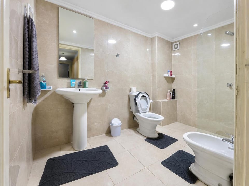 Shower, Toilet, Bathroom, bidet, towels