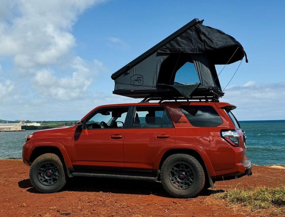 Kauai your way Rooftop Camper fully equipped SUV Campground/ 
RV Resort in Anahola