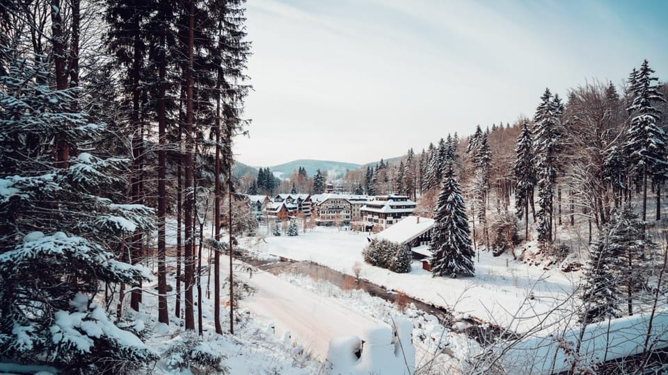 Property building, Day, Winter