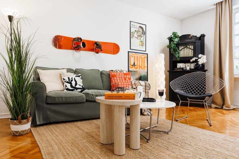 Living room, air conditioner