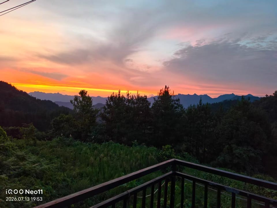 Day, Natural landscape, Mountain view, Sunset