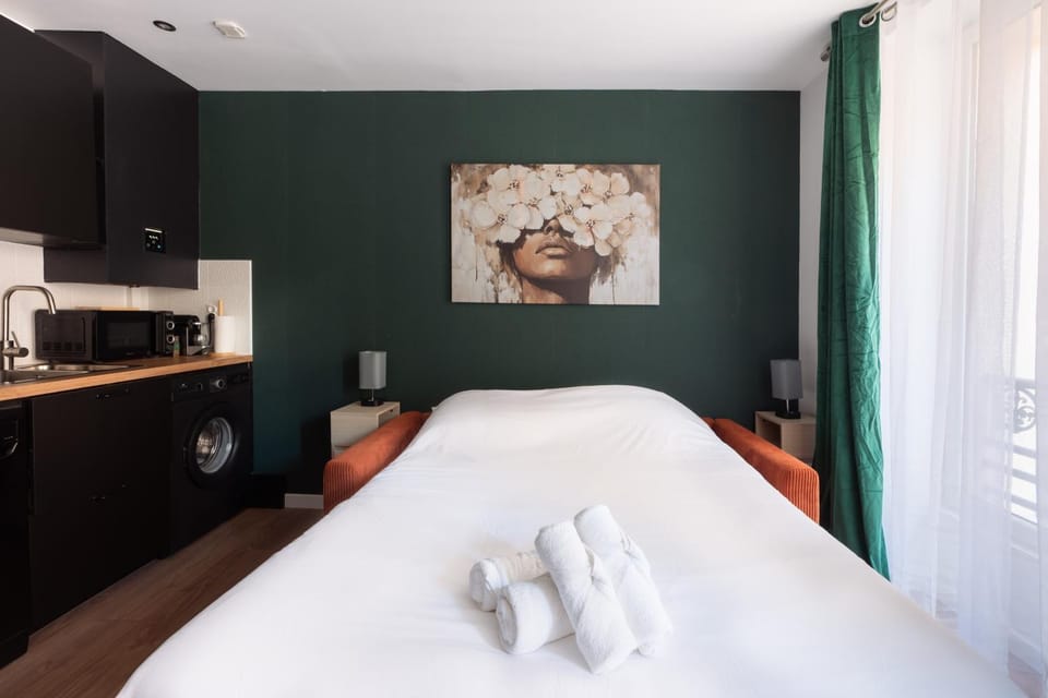 Studio rénové - Accès direct Paris Apartment in Paris