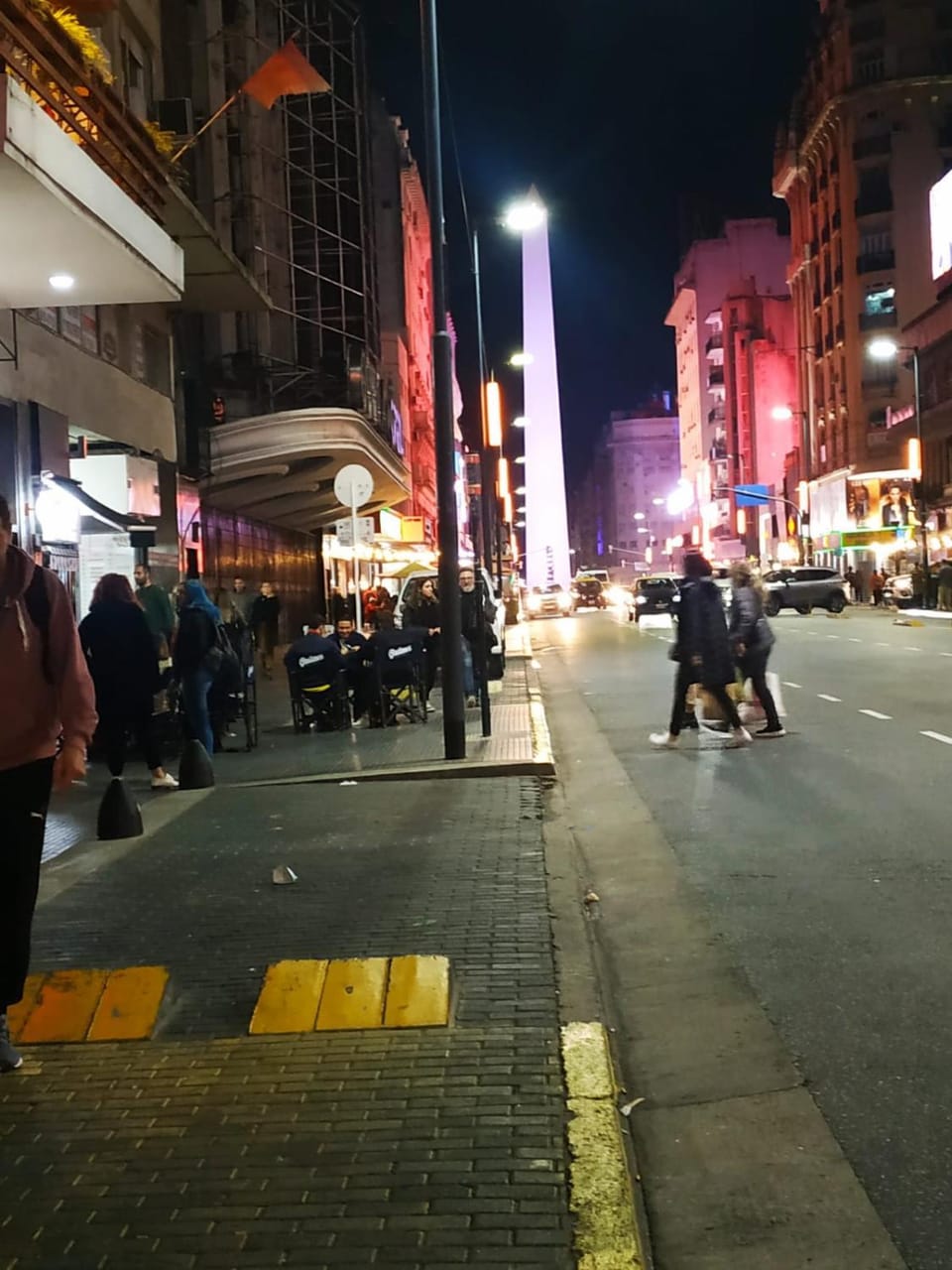 Off site, Night, People, City view, Street view, Location