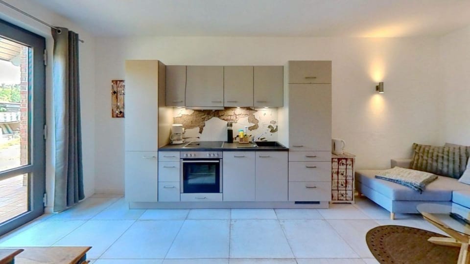 Kitchen or kitchenette, Living room, Dining area