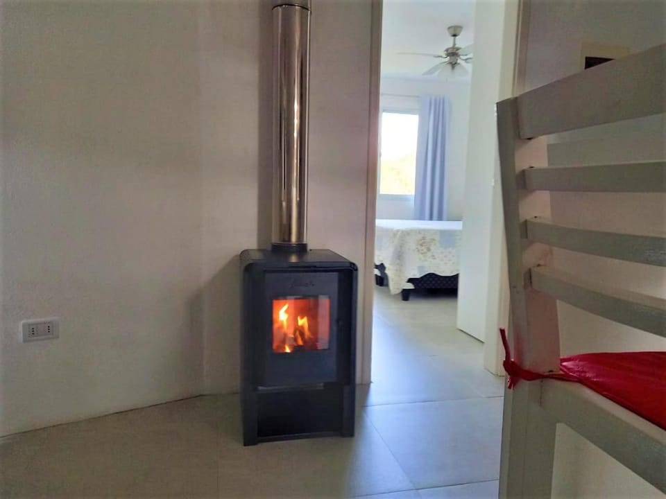 Living room, fireplace