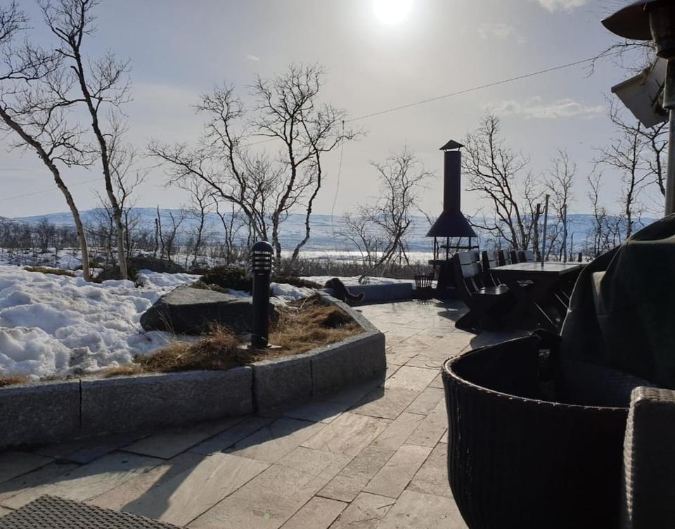Saana Aurora Panorama Lodge House in Norrbotten County, Sweden