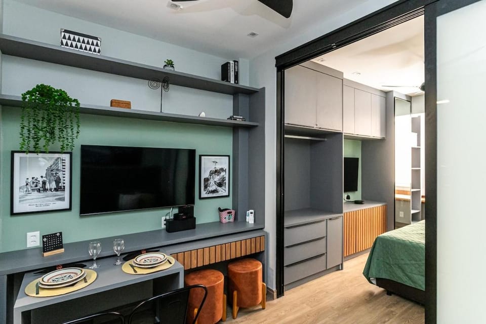 Studio Copa: amplo e confortável, a 3 min da praia Apartment in Rio de Janeiro