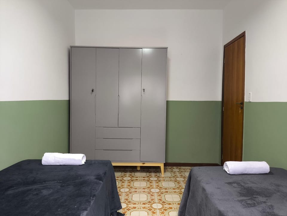 Bed, Bedroom, towels, wardrobe