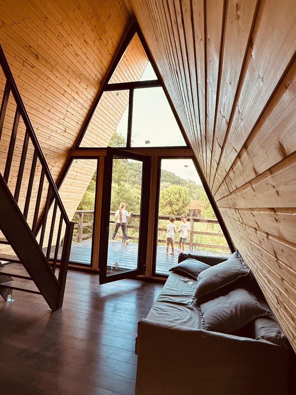 Natural landscape, View (from property/room), Balcony/Terrace, Living room, Seating area