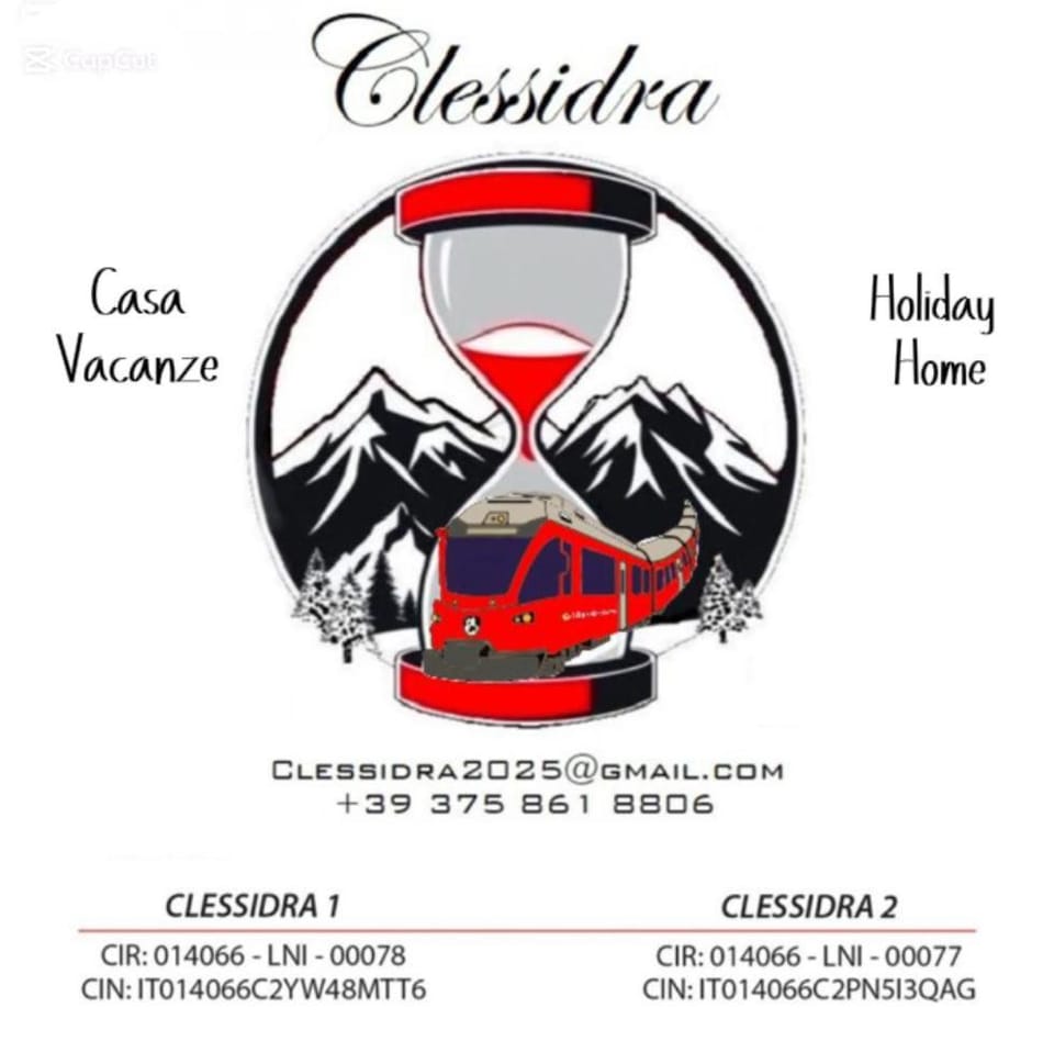 Clessidra2 bilocale a 2 minuti Bernina Express Apartment in Province of Brescia