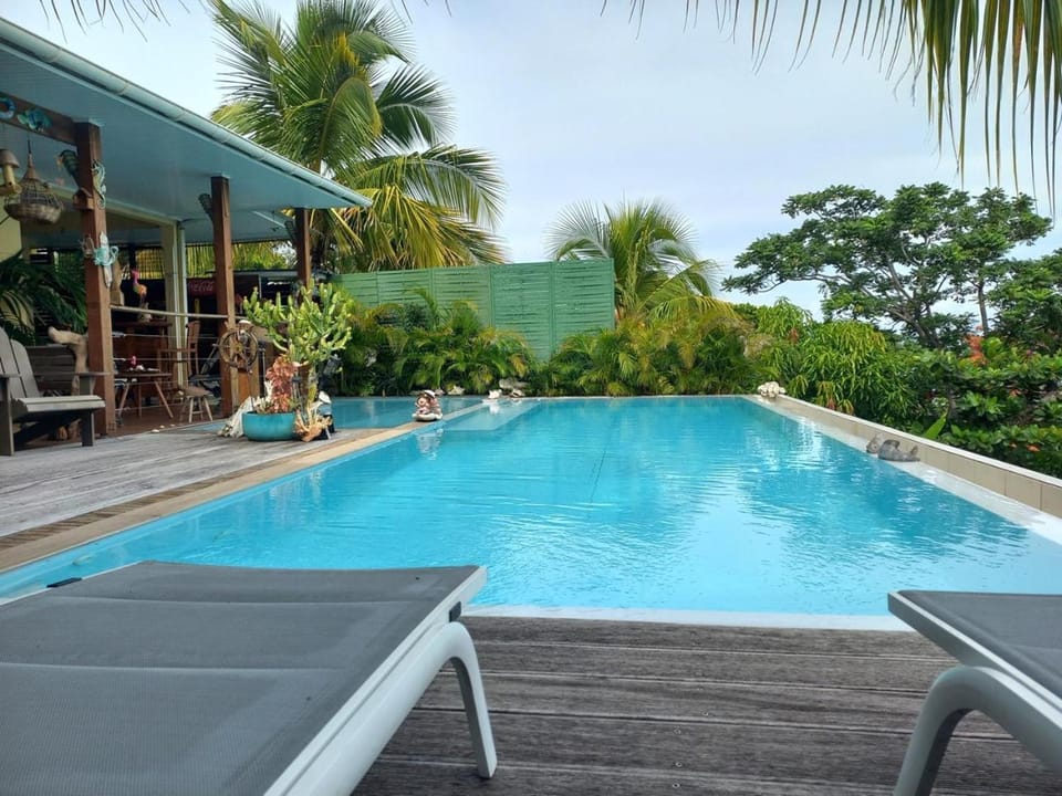 Pool view, Swimming pool, sunbed
