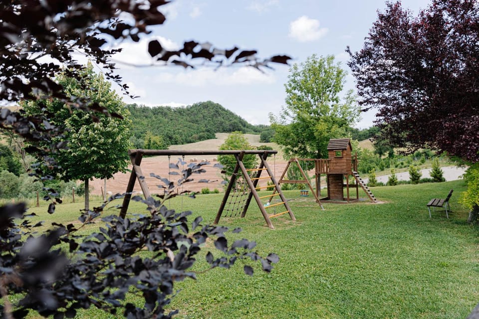 Natural landscape, Children play ground, Garden, Garden view