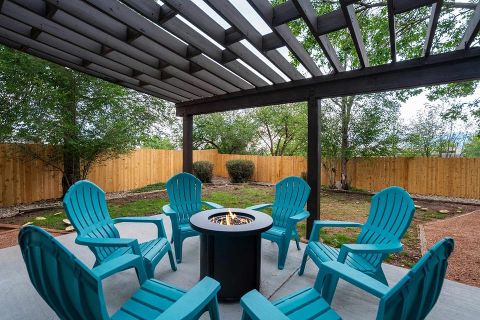 Champion Hall Arcade Games Fire Pit & BBQ Nights Apartment in Colorado Springs